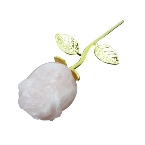 1 szál, Rózsakvarc rózsa -arany