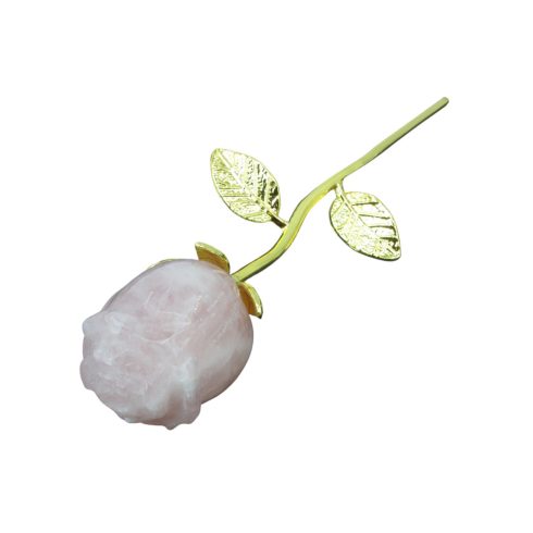 1 szál, Rózsakvarc rózsa -arany