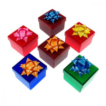 Műanyag ékszerdoboz -kocka