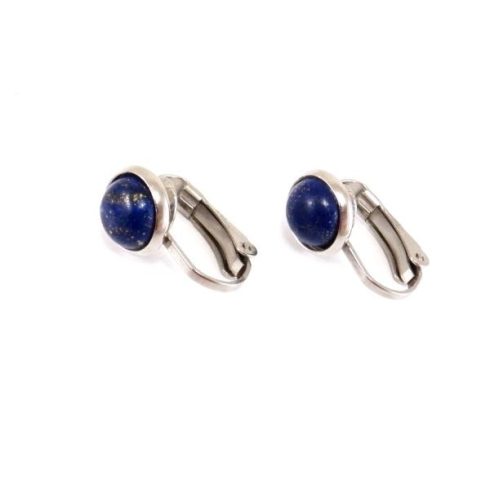 Lápisz lazuli fülklipsz