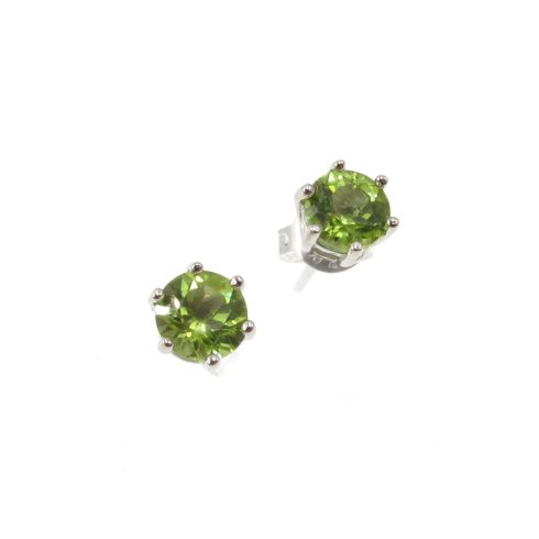 Peridot  olivin  bedugós fülbevaló