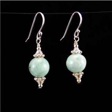 Larimár fülbevaló