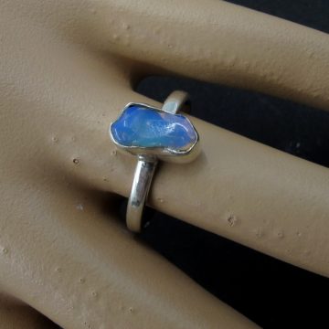 Egyedi opál rög gyűrű *53