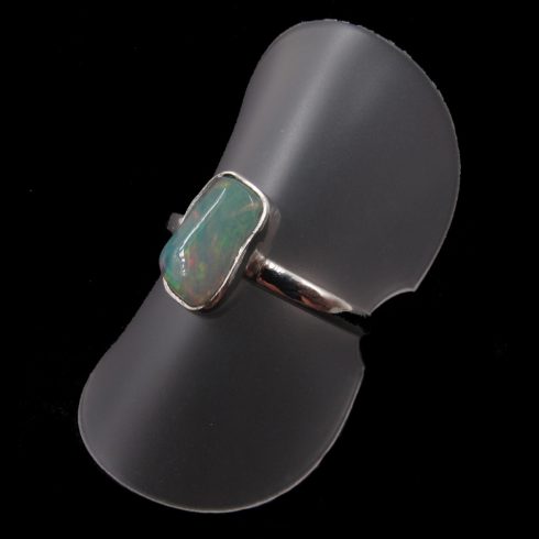 Egyedi opál rög gyűrű *55,5