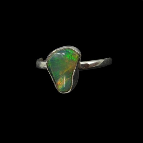 Egyedi opál rög gyűrű *57,5