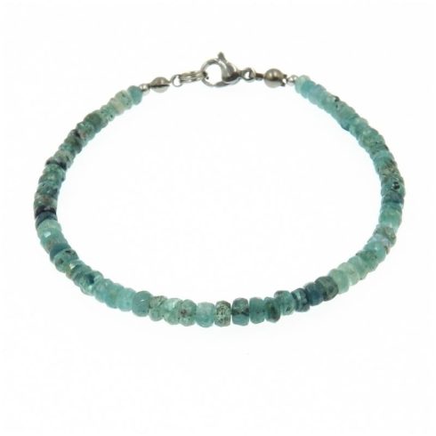 Indigolit kék turmalin karkötő