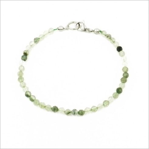 Prémium minőségű fazettált tibetikvarc karkötő