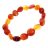 Karneol  nugget karkötő 