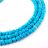 Természetes türkiz karkötő