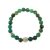 Malachit színű regalit karkötő