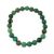 Malachit színű regalit karkötő