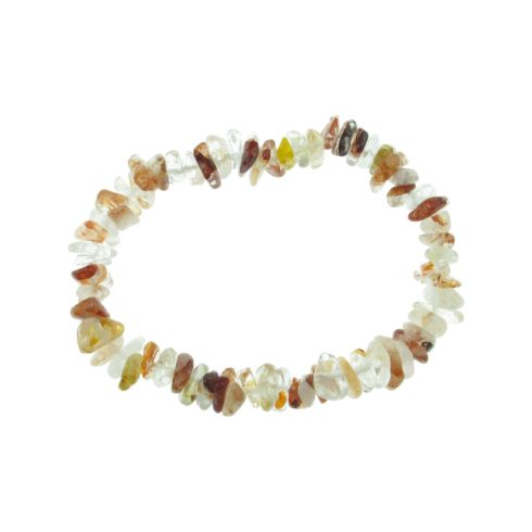 Hematoid kvarc splitter szemcse karkötő