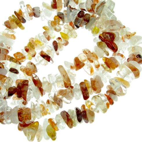 Hematoid kvarc splitter szemcse karkötő