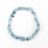 Akvamarin splitter szemcse karkötő