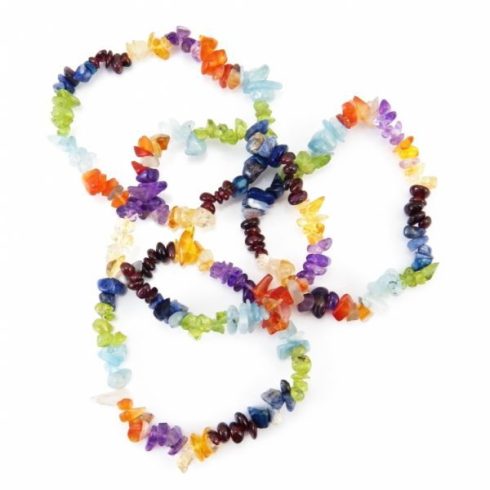 Csakra splitter gumis karkötő