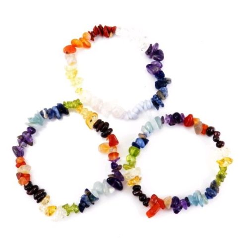 Csakra splitter gumis karkötő