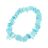 Kék kalcit splitter szemcse karkötő