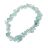 Kék Fluorit splitter szemcse karkötő