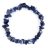 Szodalit splitter szemcse gumis  karkötő