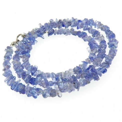 Tanzanit splitter szemcse karkötő