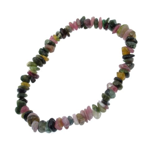 Turmalin splitter szemcse karkötő