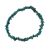 Természetes türkiz  splitter szemcse karkötő