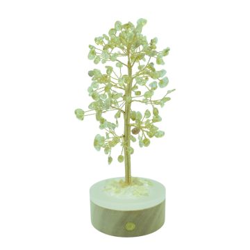 Világító citrin szerencsefa életfa