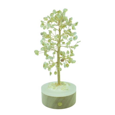 Világító citrin szerencsefa életfa