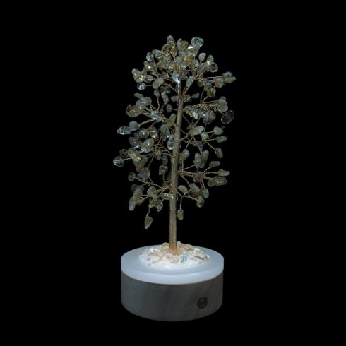 Világító citrin szerencsefa életfa