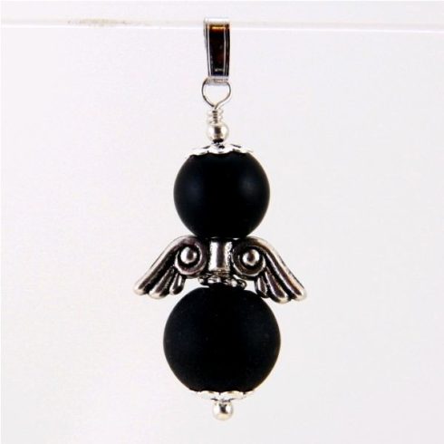 Shungit / Sungit angyal  medál