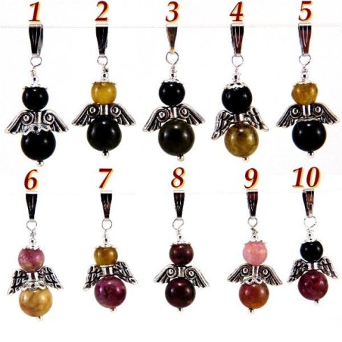 Turmalin angyal medál