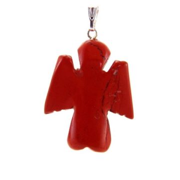 Piros jáspis angyal medál (3)
