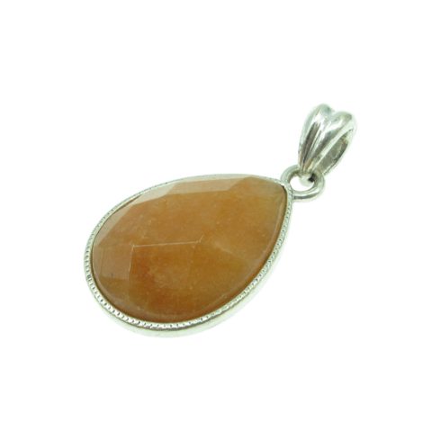 Vörös aventurin csepp medál