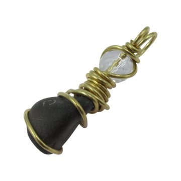 Egyedi Cintamani medál fenakittal