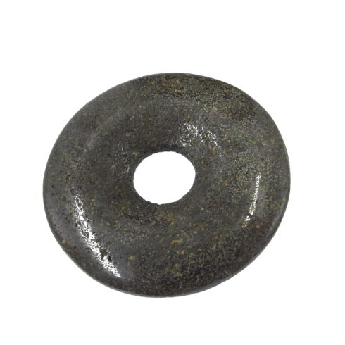 Boulder opál fánk medál bőr nyakláncon