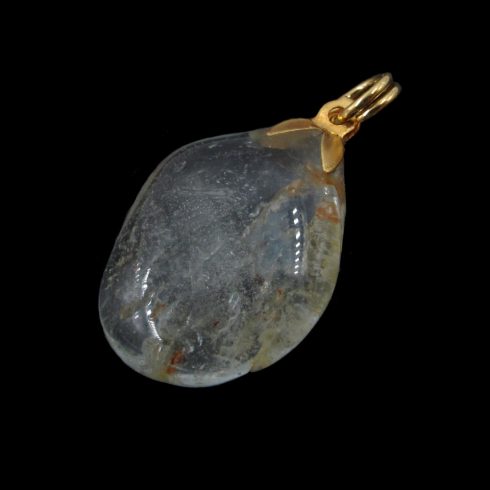 Kék topáz rög medál