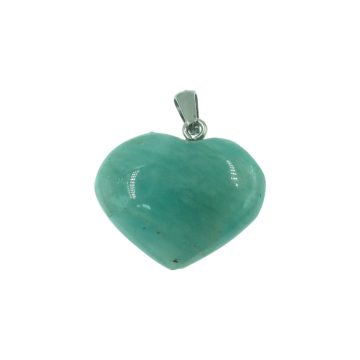 Amazonit szív medál