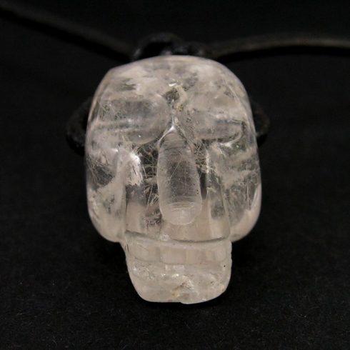 Kristálykoponya medál - Hegyikristály