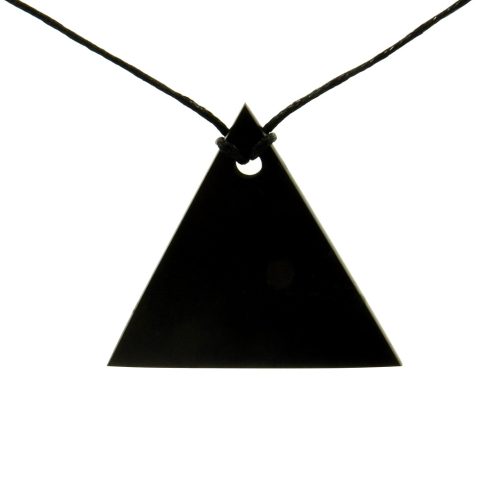 Shungit / Sungit  medál -háromszög -férfi