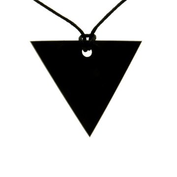 Shungit / Sungit  medál -háromszög -női
