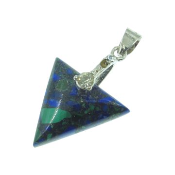 Azurit-malachit női medál