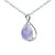 Ametiszt  végtelen medál nyaklánc
