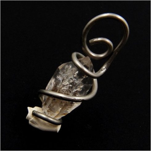 Herkimeri gyémánt egyedi medál