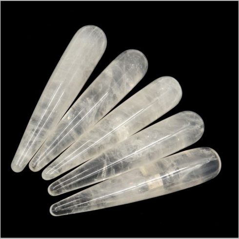 Hegyikristály masszázs rúd , pálca 