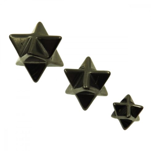 Sungit / Shungit  merkaba 2cm