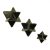 Sungit / Shungit  merkaba 3cm