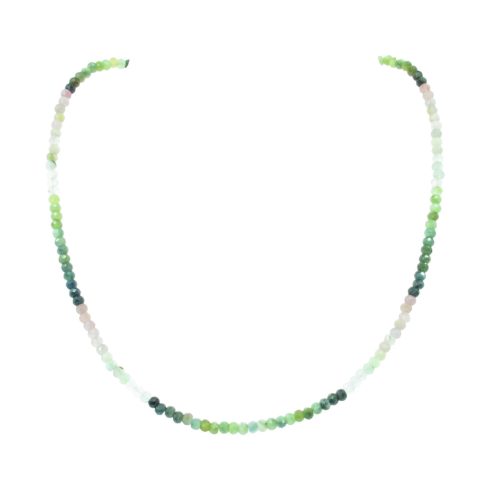 Szabályos csiszolású turmalin nyaklánc 