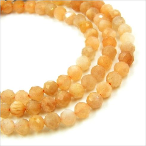 Prémium minőségű fazettált holdkő nyaklánc