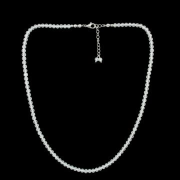 Fazettált szintelen topáz nyaklánc