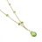 Peridot (olivin) csepp nyaklánc